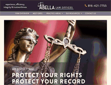 Tablet Screenshot of abellalaw.com